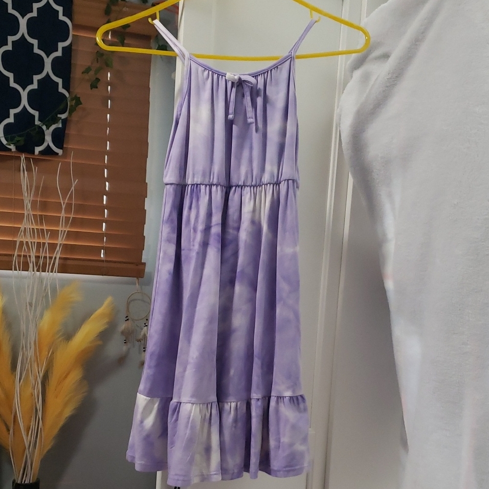 Lilt Lavender Tie-Dye Casual Dress